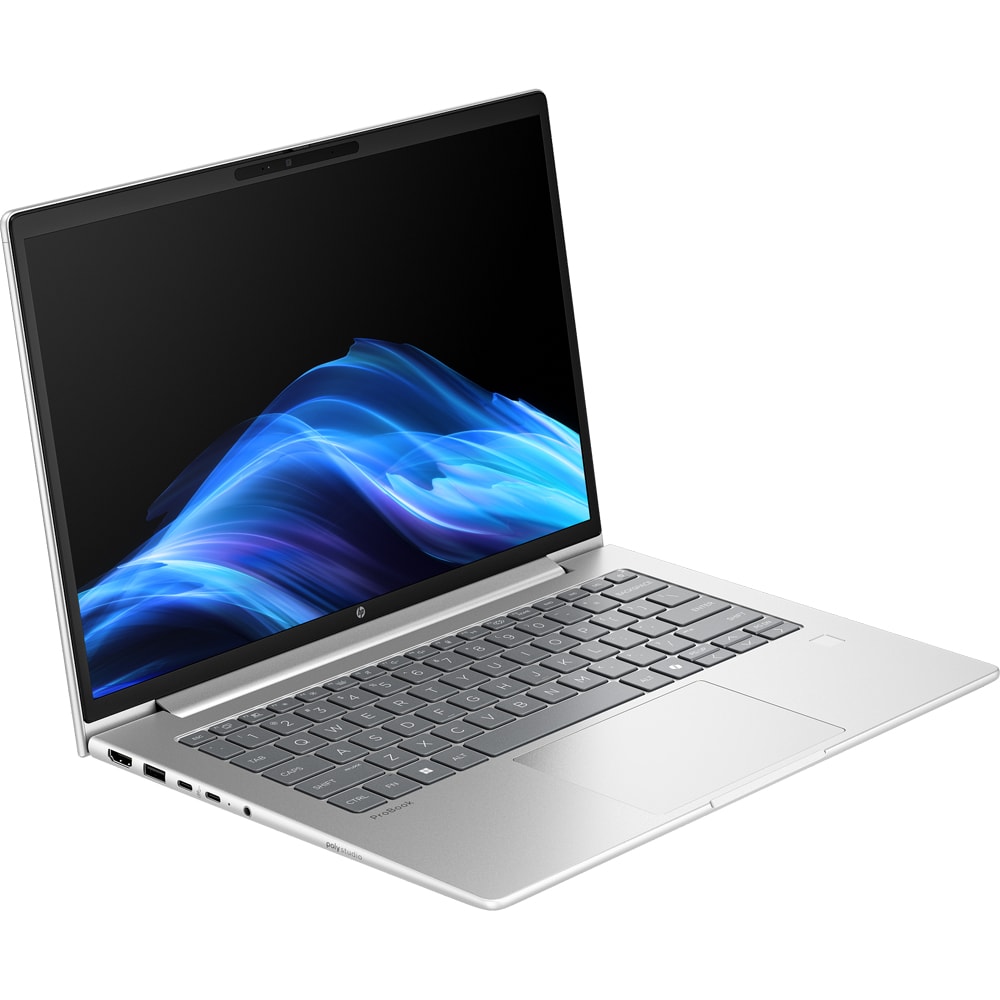 Laptop HP ProBook 4 G1a , AMD Ryzen 7 250 pana la 5.1Ghz, 14" WUXGA, 24GB, SSD 1TB, AMD Radeon 780M, Windows 11 Pro, argintiu