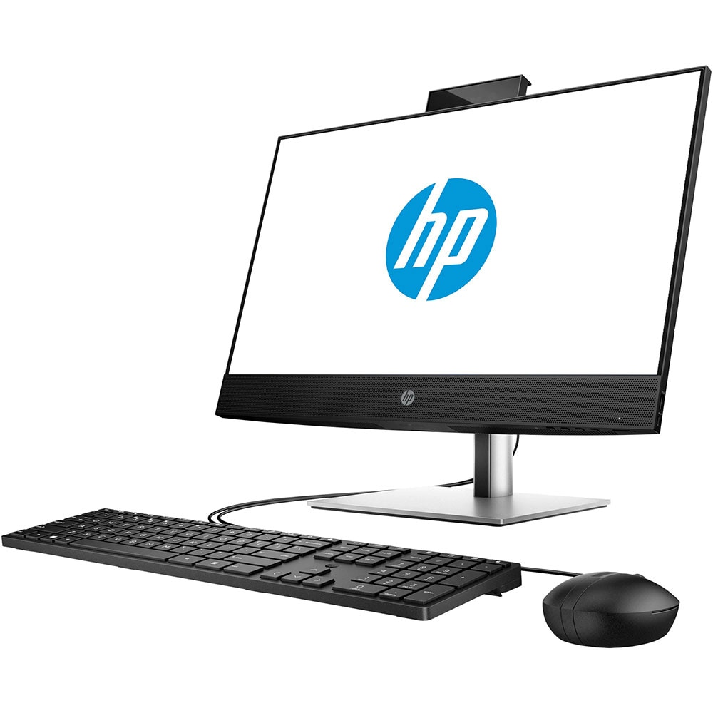 Sistem PC All in One HP ProOne 440 G9, Intel Core i7-14700T pana la 5.2GHz, 23.8" Full HD, 16GB, SSD 512GB, Intel UHD Graphics 770, Free DOS, negru-argintiu