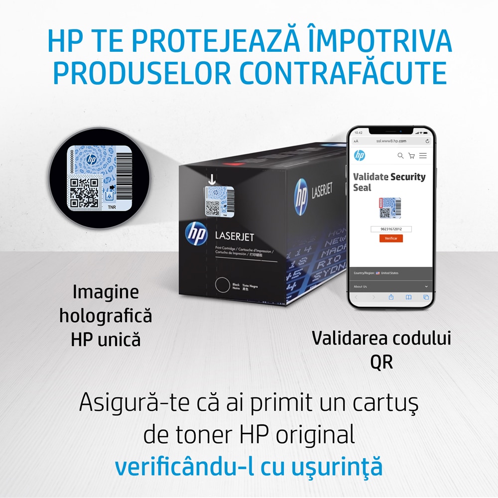 Toner original HP 1350A (W1350A), negru