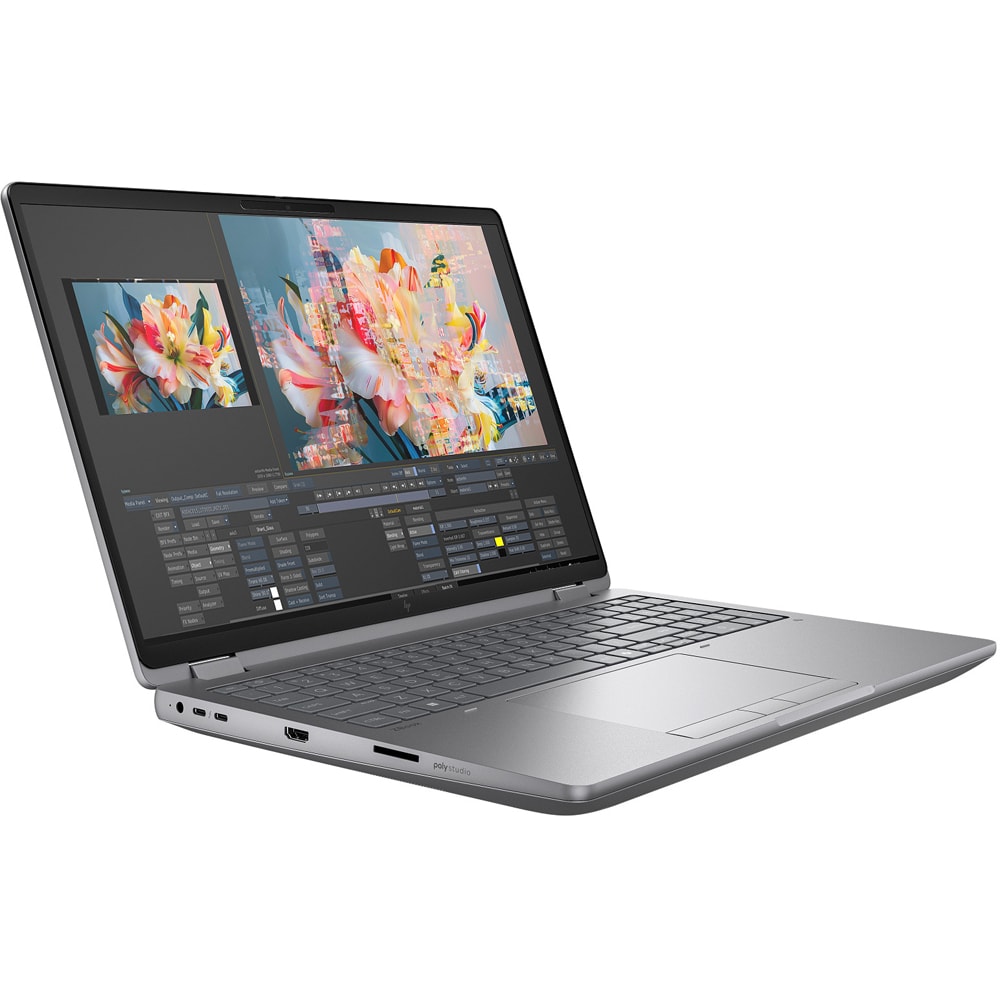 Laptop HP ZBook Fury G1i, Intel Core Ultra 9 285HX pana la 5.5GHz, 16" 2.5K, 64GB, SSD 2TB, NVIDIA RTX PRO 3000 Blackwell, Windows 11 Pro, Meteor silver