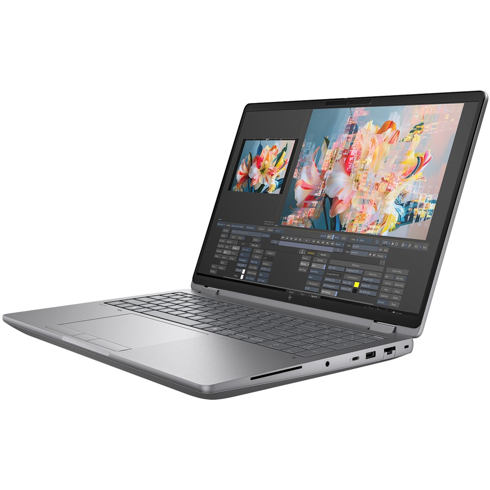 Laptop HP ZBook Fury G1i, Intel Core Ultra 9 285HX pana la 5.5GHz, 16" 2.5K, 64GB, SSD 2TB, NVIDIA RTX PRO 3000 Blackwell, Windows 11 Pro, Meteor silver