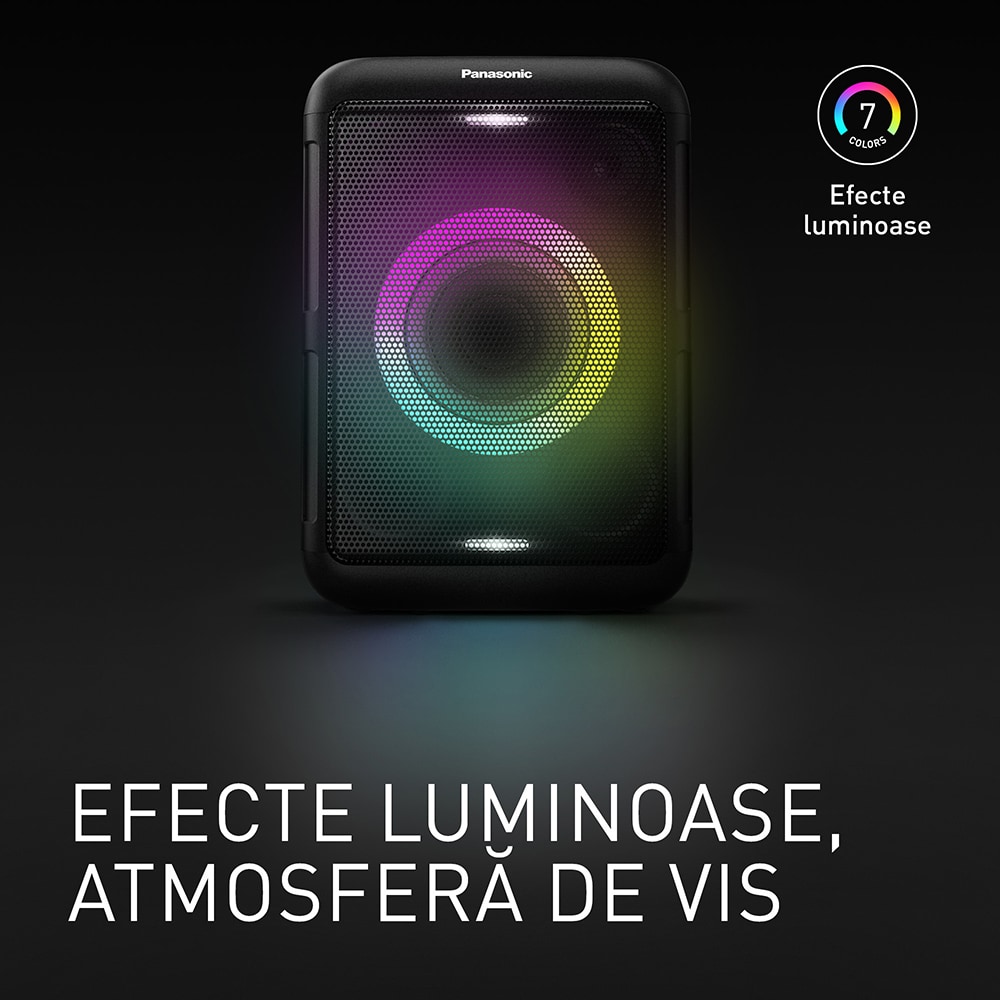 Boxa portabila PANASONIC SC-BMAX5, 75W RMS, Bluetooth, negru