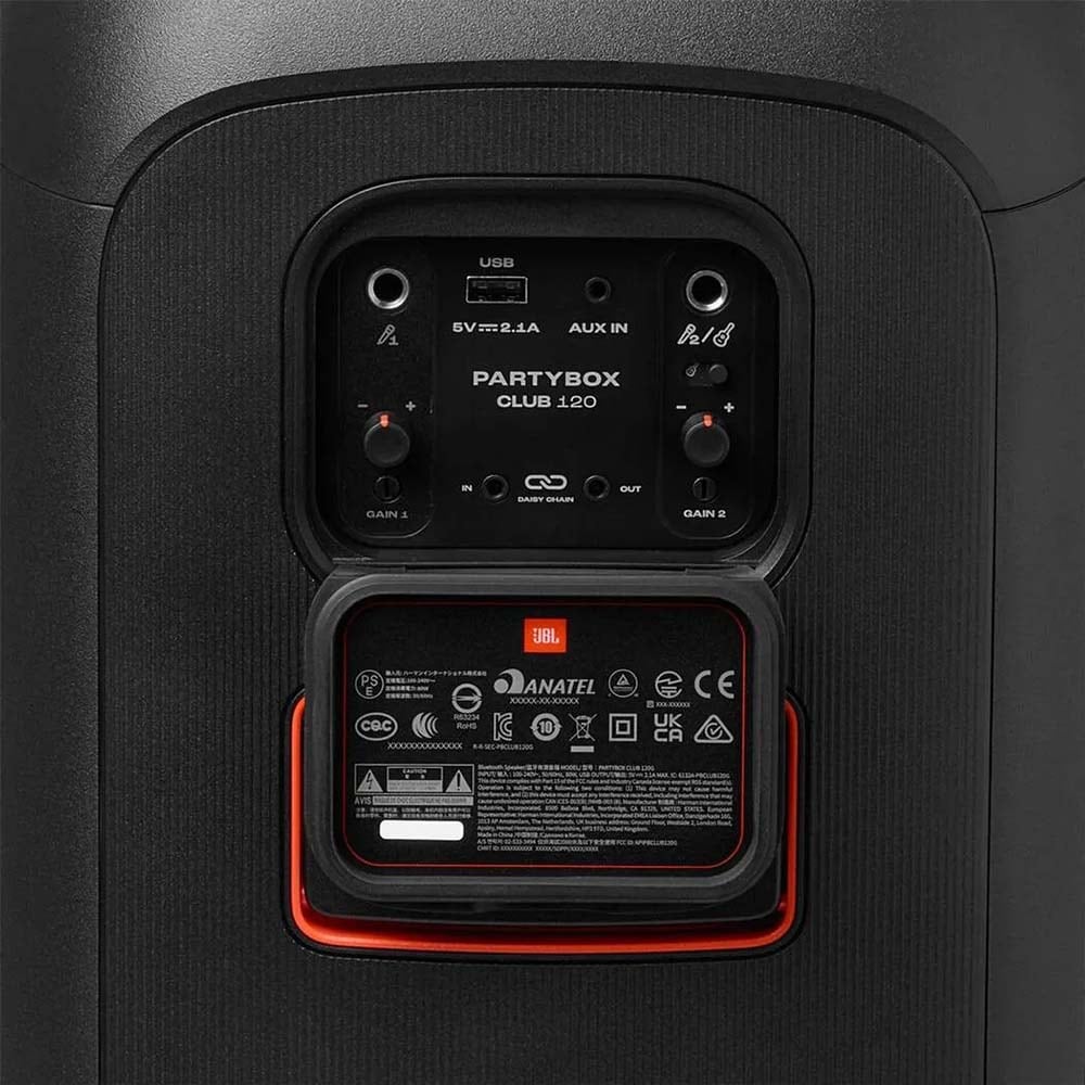 Boxa portabila JBL PartyBox Club 120, 160W, Bluetooth, IPX4, Auracast, negru