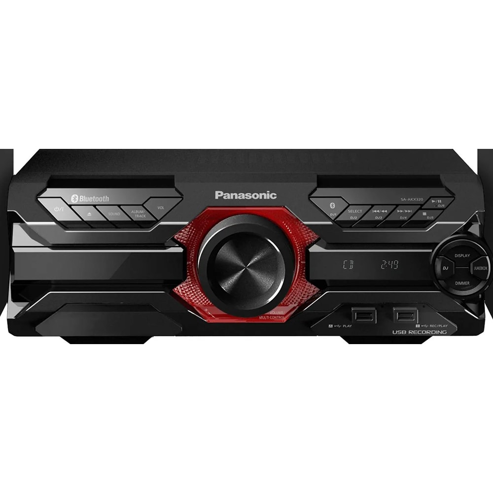 Minisistem audio PANASONIC SC-AKX320E-K, 450W, Bluetooth, USB, CD, Radio FM, negru