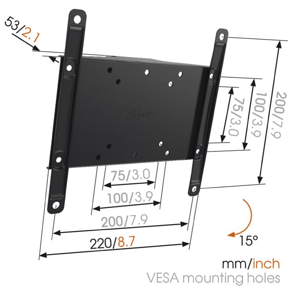 Suport TV perete VOGEL'S MA2010, reglabil, 19-40", 30kg, negru