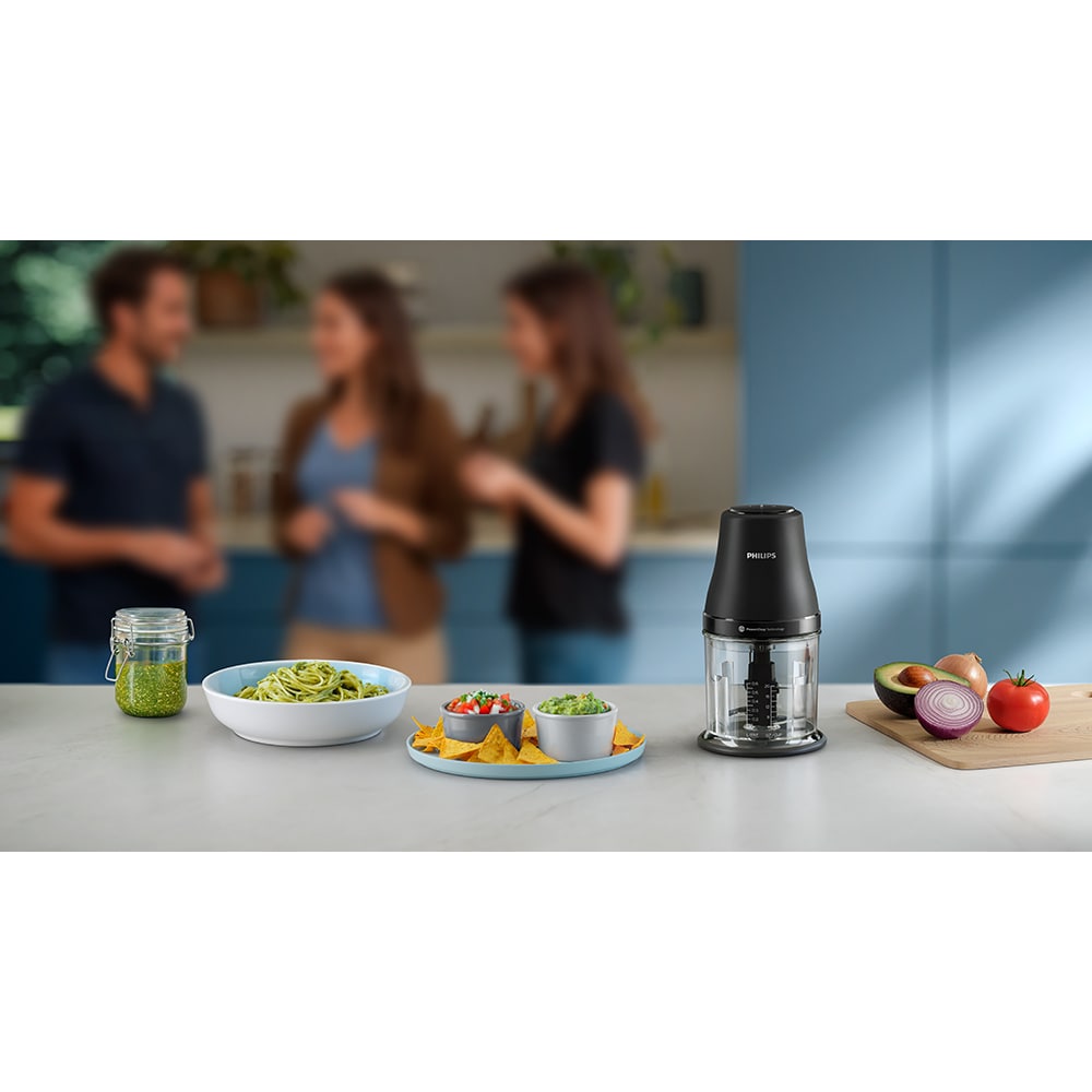 Tocator PHILIPS Seria 3000 HR1501/00, 1l, 450W, 2 trepte viteza, negru