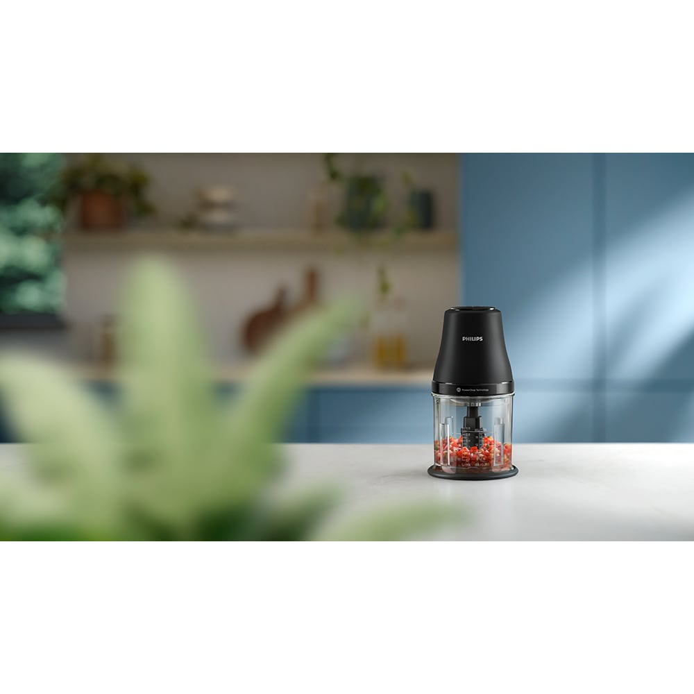 Tocator PHILIPS Seria 3000 HR1501/00, 1l, 450W, 2 trepte viteza, negru