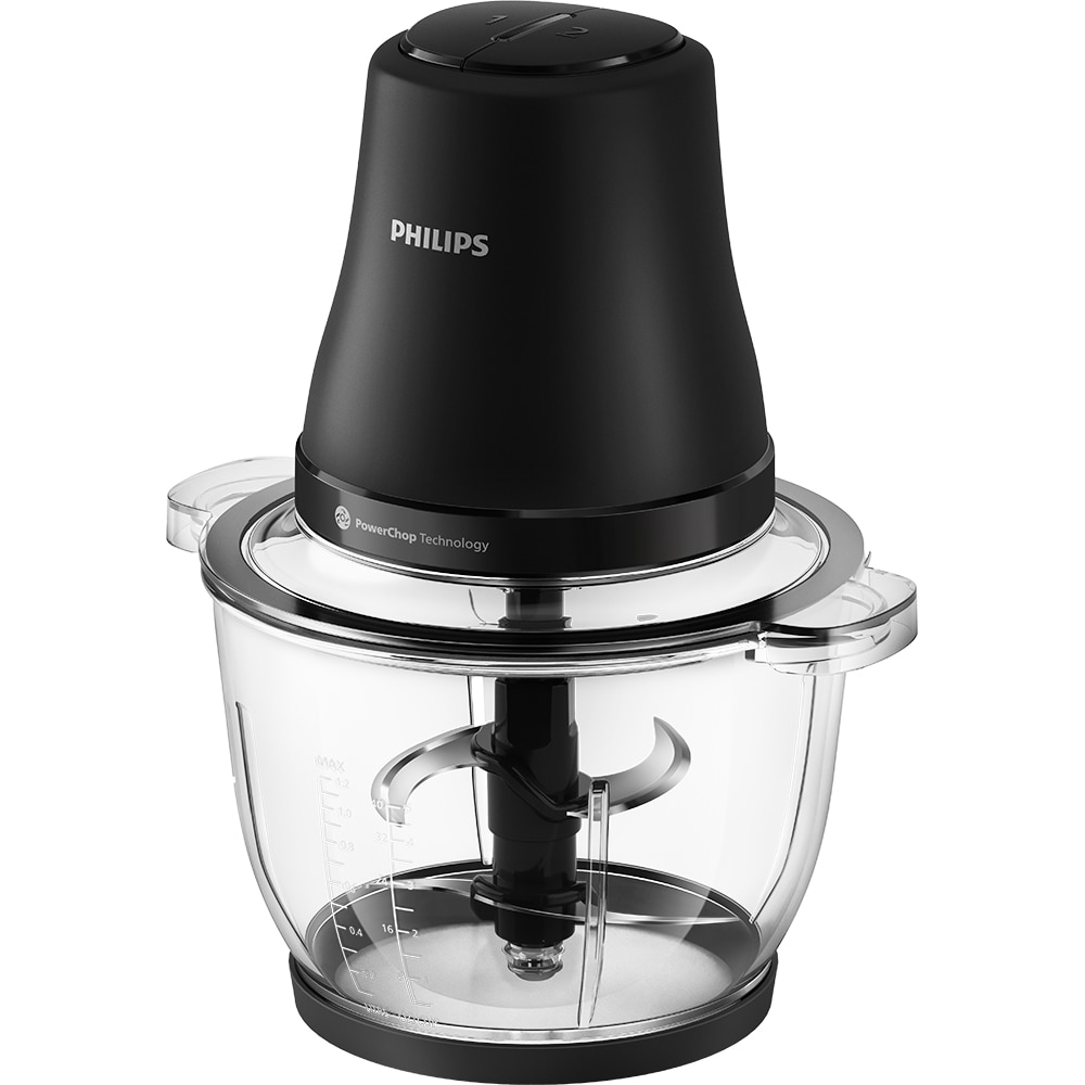 Tocator PHILIPS Seria 3000 HR1502/00,2l, 500W, 2 trepte viteza, negru