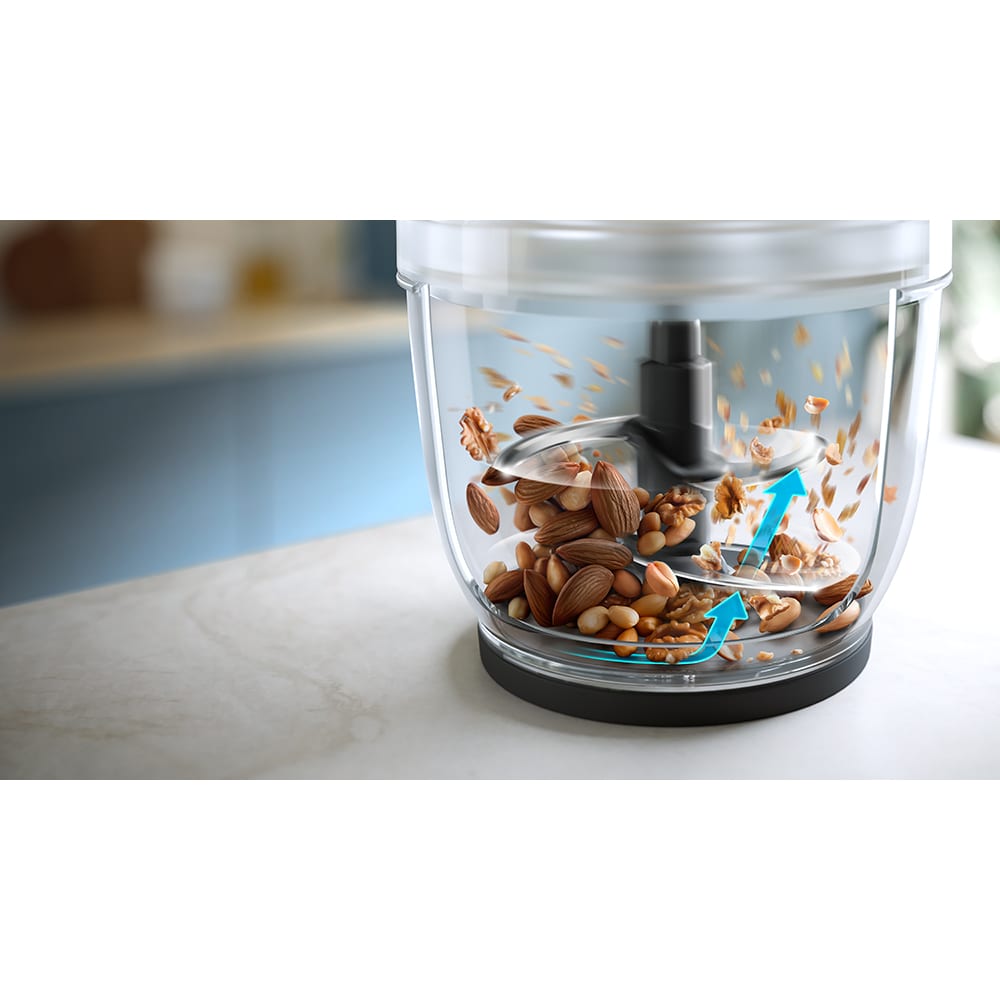 Tocator PHILIPS Seria 3000 HR1502/00,2l, 500W, 2 trepte viteza, negru