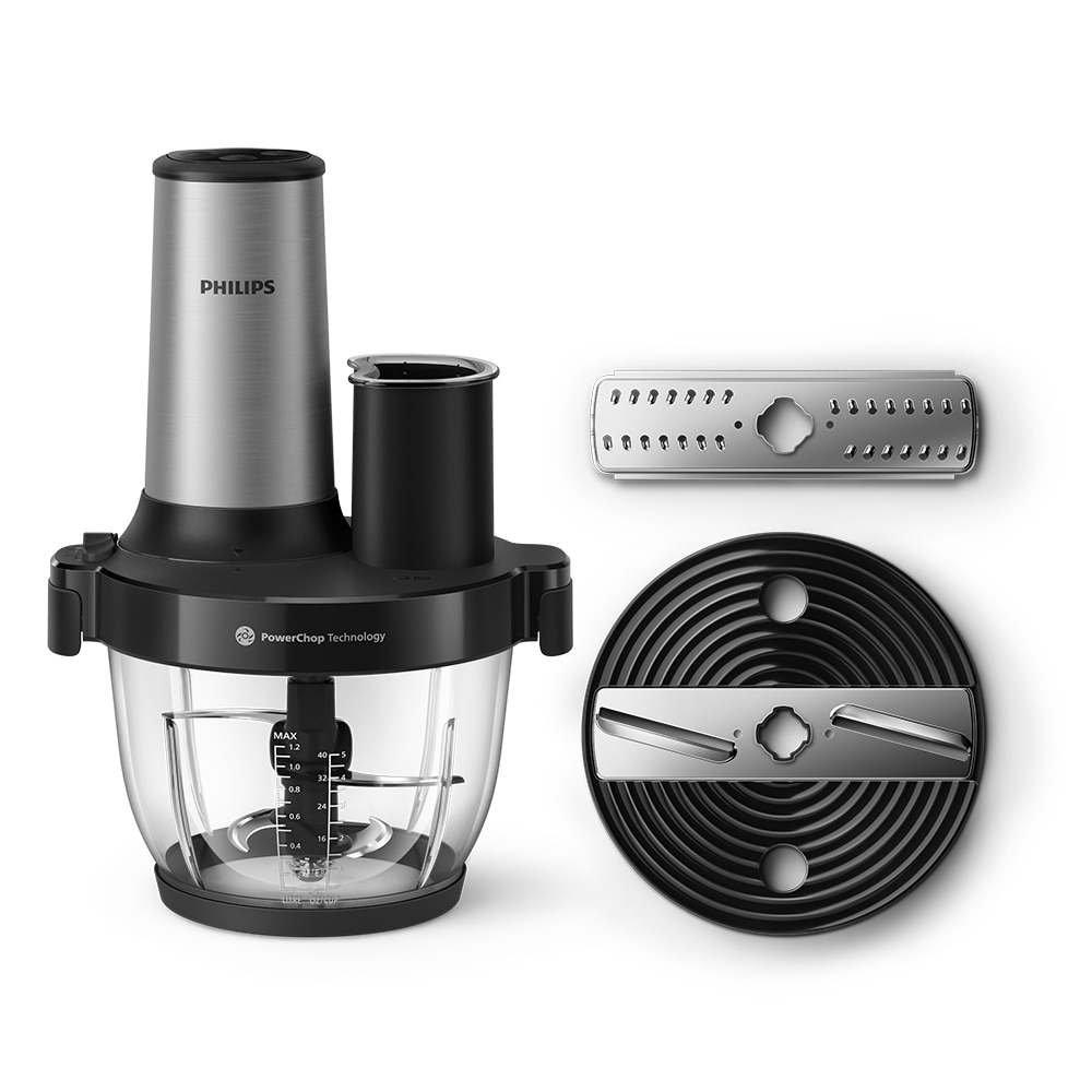 Tocator PHILIPS Seria 3000 HR1504/00, 2l, 650W, 4 trepte viteza, argintiu-negru