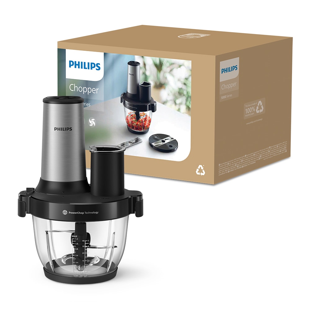 Tocator PHILIPS Seria 3000 HR1504/00, 2l, 650W, 4 trepte viteza, argintiu-negru
