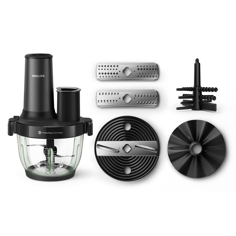 Tocator PHILIPS Seria 5000 HR1507/00, 2l, 650W, 4 trepte viteza, negru