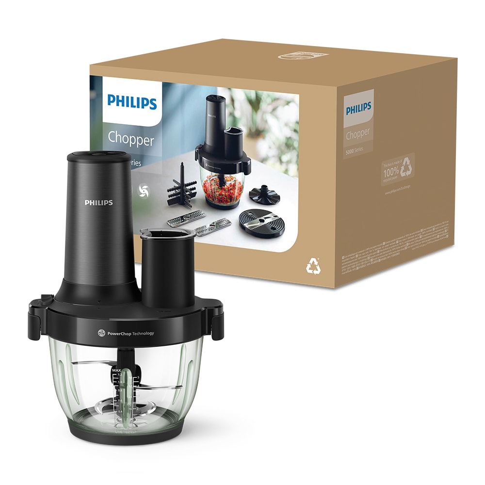 Tocator PHILIPS Seria 5000 HR1507/00, 2l, 650W, 4 trepte viteza, negru