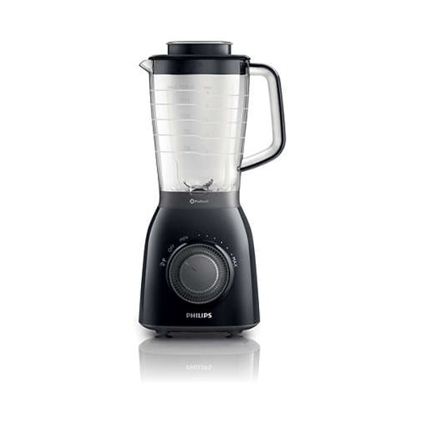 Blender PHILIPS Viva Collection HR2162/90, 1.5l, 600W, 2 trepte viteza, negru-gri