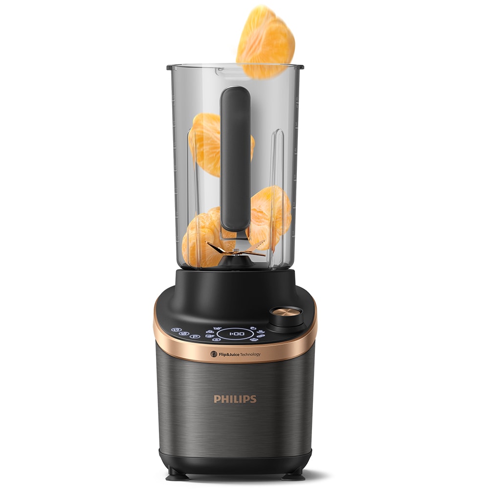 Blender PHILIPS Flip&Juice HR3770/00, 2l, 1500W, 12 trepte viteza, negru