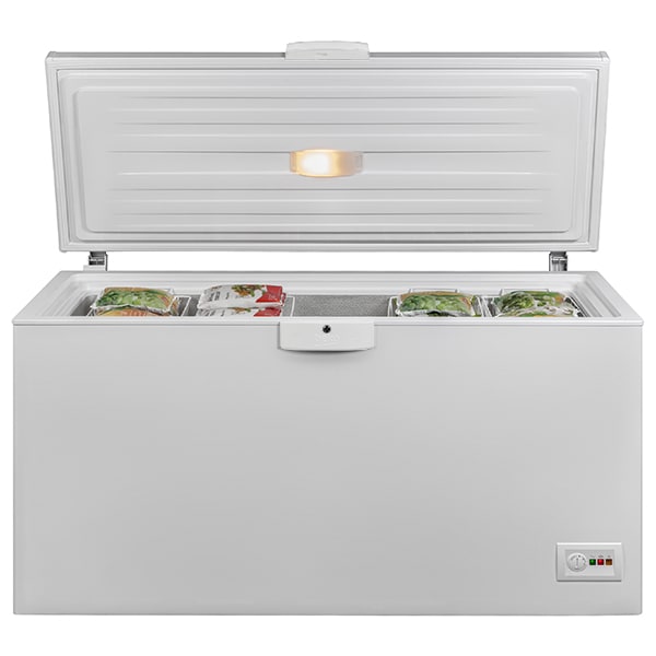 Lada frigorifica BEKO HS 23753, 350 l, 86 cm, A++, alb