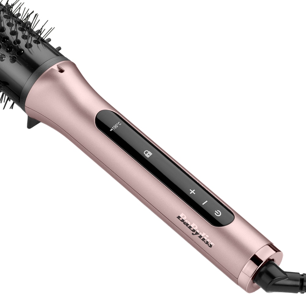 Perie termica BABYLISS Volume Boost HSB200E, 4 trepte temperatura, invelis ceramic, roz