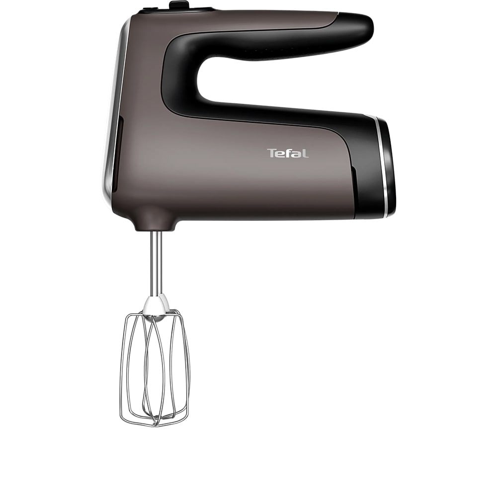 Mixer de mana TEFAL Powermix Silence HT660EE0, 850W, 5 trepte viteza, gri-negru