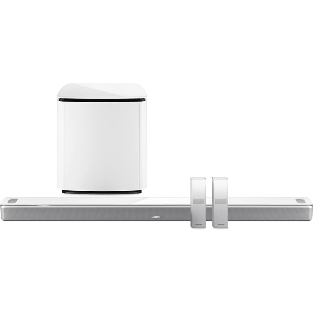 Soundbar BOSE Ultra, Bluetooth, Wi-Fi, Dolby Atmos, alb