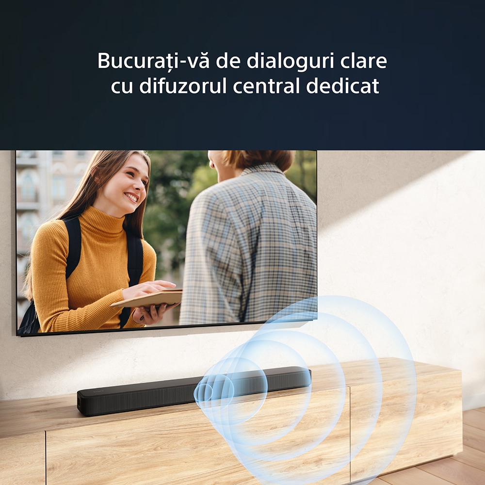 Soundbar SONY HT-S2000, 3.1, 250W, Bluetooth, Dolby Atmos, negru