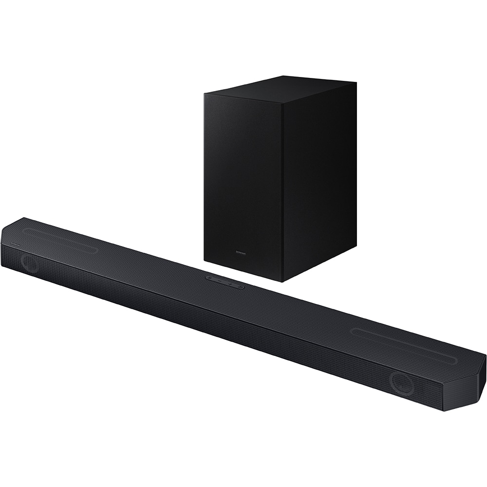 Soundbar SAMSUNG HW-Q600C, 3.1.2, 360W, Bluetooth, Subwoofer Wireless, Dolby Atmos, negru
