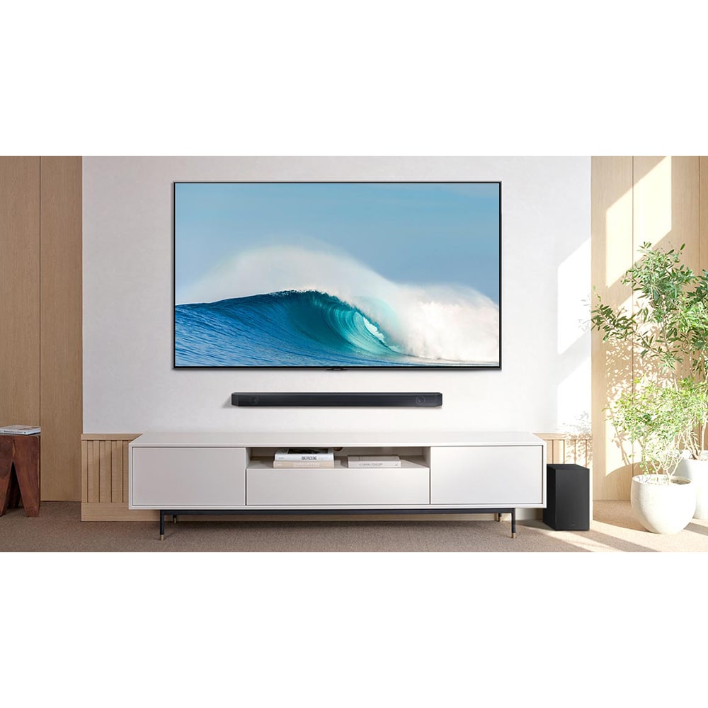 Soundbar SAMSUNG HW-Q600C, 3.1.2, 360W, Bluetooth, Subwoofer Wireless, Dolby Atmos, negru