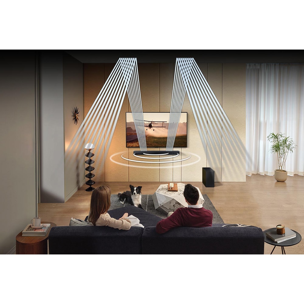 Soundbar SAMSUNG HW-Q600C, 3.1.2, 360W, Bluetooth, Subwoofer Wireless, Dolby Atmos, negru
