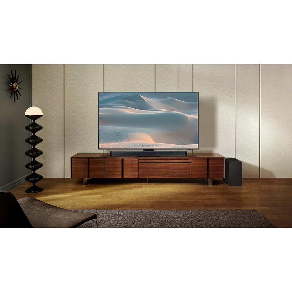 Soundbar SAMSUNG HW-Q700C, 3.1.2, 320W, Bluetooth, Wi-Fi, Subwoofer Wireless, Dolby Atmos, negru