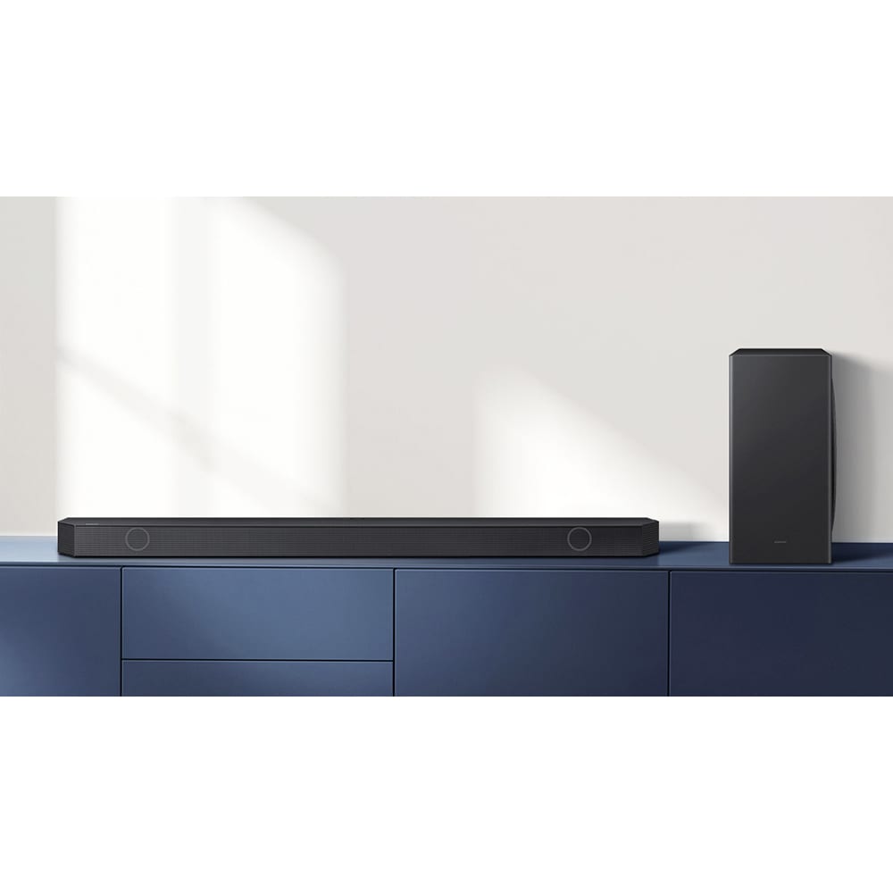 Soundbar SAMSUNG HW-Q800C, 5.1.2, 360W, Bluetooth, Wi-Fi, Subwoofer Wireless, Dolby Atmos, negru