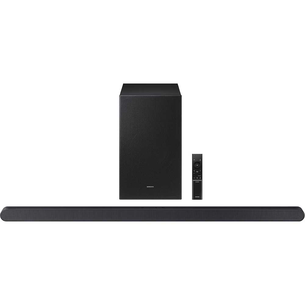 Soundbar SAMSUNG HW-S700D, 3.1, 250W, Bluetooth, Wi-Fi, Subwoofer wireless, Dolby Atmos, negru titan