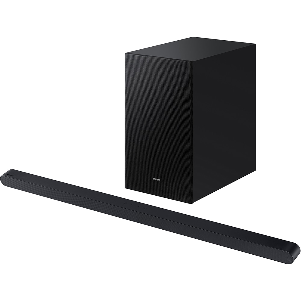 Soundbar SAMSUNG HW-S700D, 3.1, 250W, Bluetooth, Wi-Fi, Subwoofer wireless, Dolby Atmos, negru titan