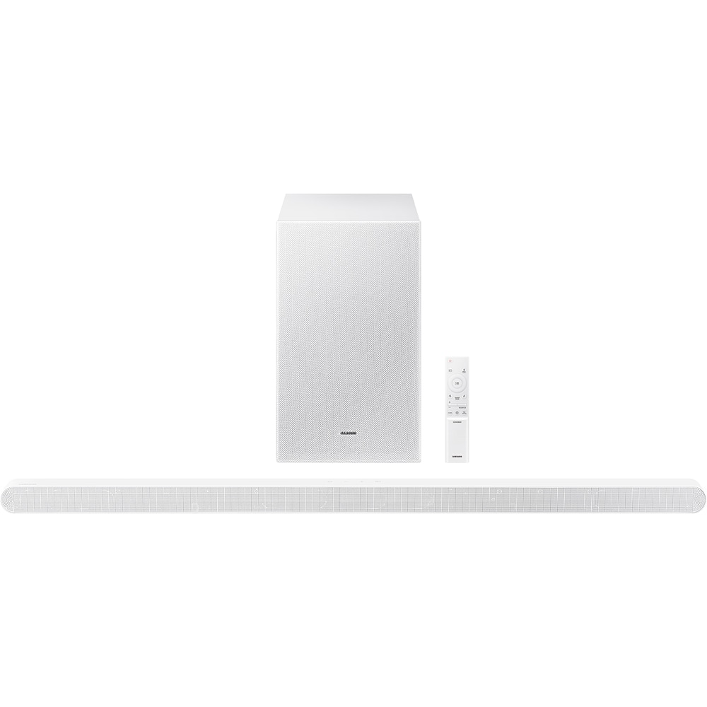 Soundbar SAMSUNG HW-S701D, 3.1, 250W, Bluetooth, Wi-Fi, Subwoofer wireless, Dolby Atmos, alb