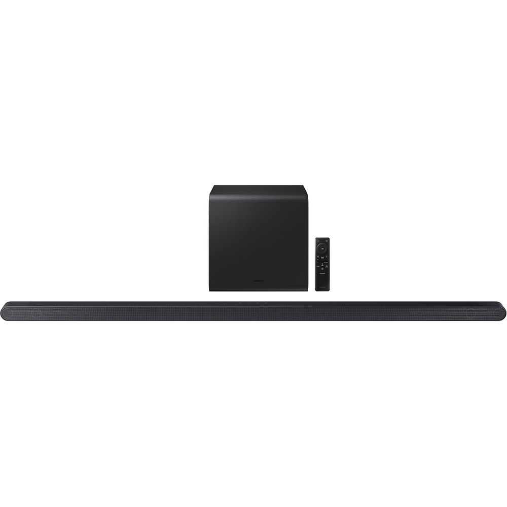 Soundbar SAMSUNG HW-S800D, 3.1.2, 330W, Bluetooth, Wi-Fi, Subwoofer wireless, Dolby Atmos, negru titan