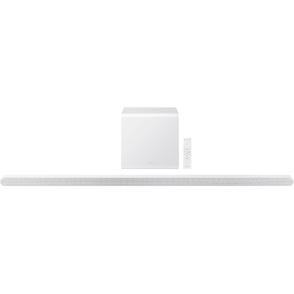 Soundbar SAMSUNG HW-S801D, 3.1.2, 330W, Bluetooth, Wi-Fi, Subwoofer wireless, Dolby Atmos, alb