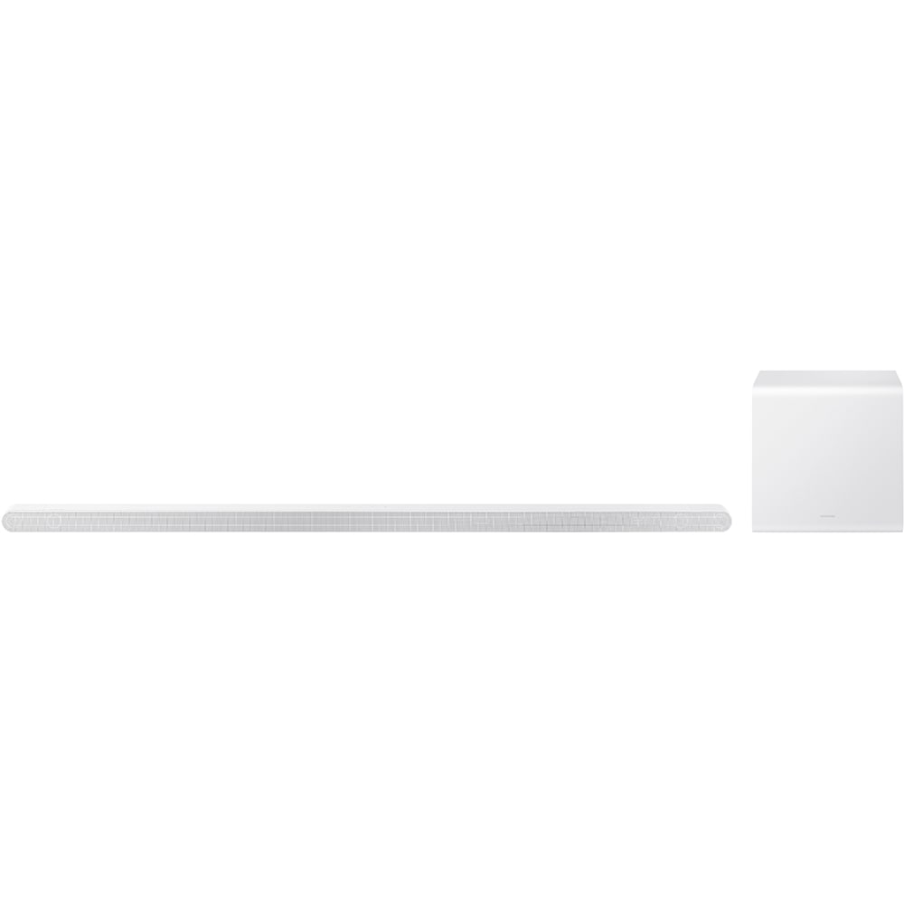 Soundbar SAMSUNG HW-S801D, 3.1.2, 330W, Bluetooth, Wi-Fi, Subwoofer wireless, Dolby Atmos, alb