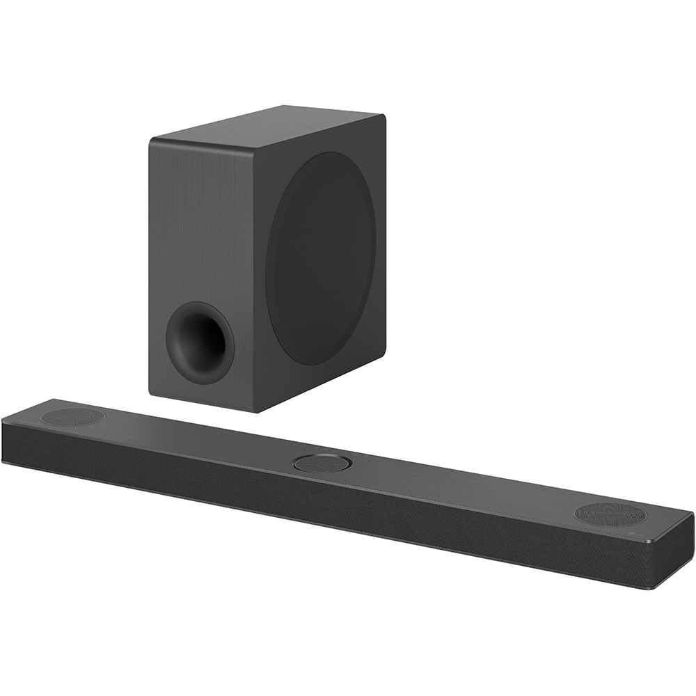 Soundbar LG S80QY, 3.1.3, 480W, Subwoofer Wireless, Bluetooth, Dolby Atmos, DTS:X, negru