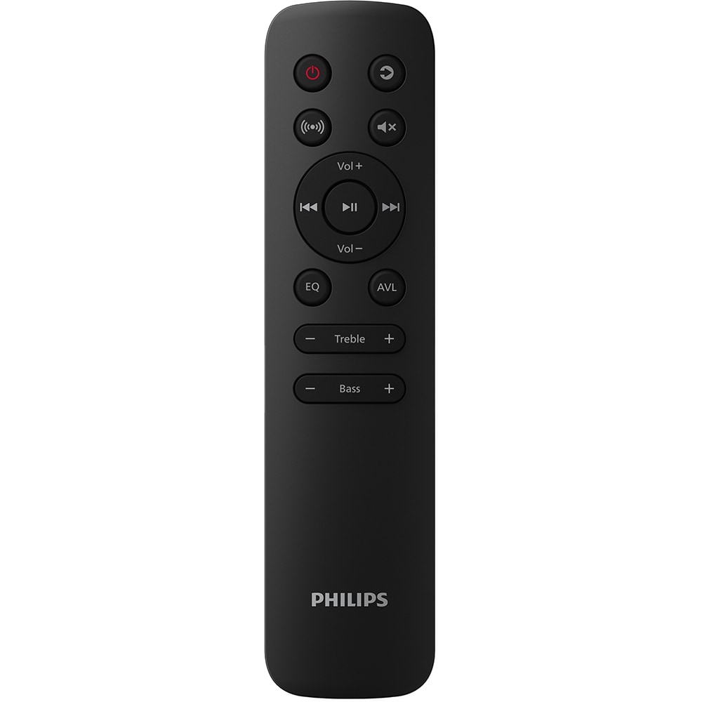 Soundbar PHILIPS TAB6309/10, 2.1, 320W, Bluetooth, Subwoofer Wireless, Dolby Atmos, negru
