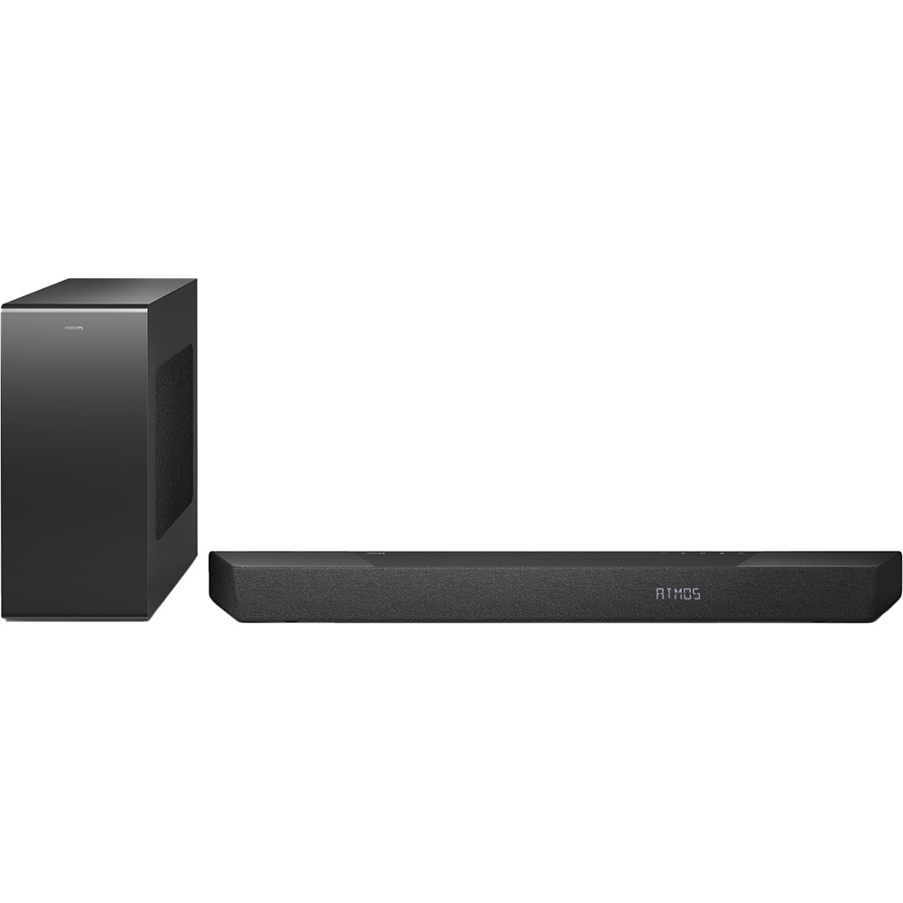 Soundbar PHILIPS TAB8907/10, 3.1, 360W, Bluetooth, Subwoofer Wireless, negru