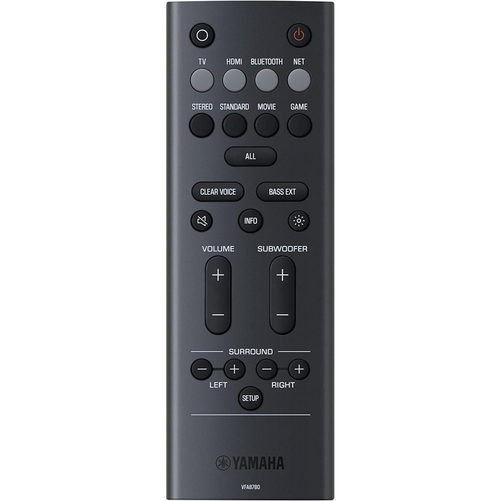 Soundbar YAMAHA True X BAR 50A, 280W, Wi-Fi, Bluetooth, Subwoofer wireless, Dolby Atmos, negru