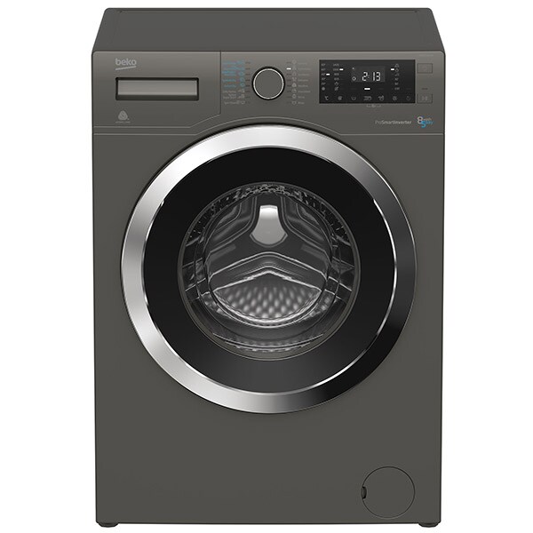 Masina de spalat rufe frontala cu uscator BEKO HTV8733XC0M, 8/5 kg, 1400rpm, Clasa A, gri