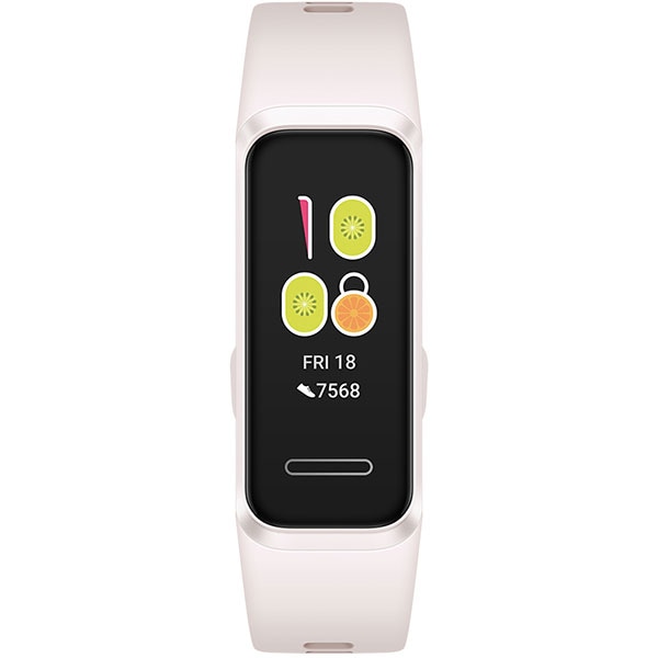Bratara fitness HUAWEI Band 4 B29, Android/iOS, Monitorizare SpO2, silicon, Sport Band Sakura Pink