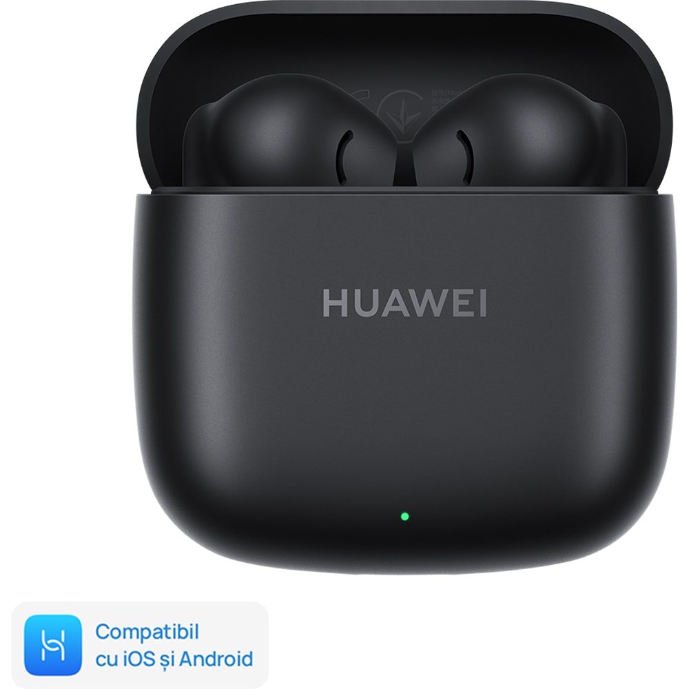 Casti HUAWEI FreeBuds SE 2, True wireless, Bluetooth, In-ear, Microfon, Graphite Black