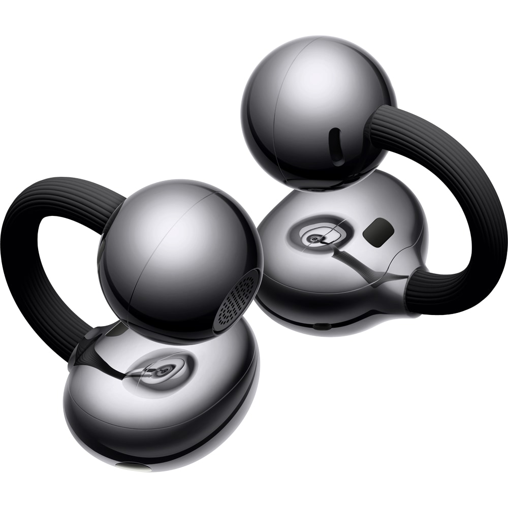 Casti HUAWEI FreeClip 2, True wireless, Bluetooth, Open-ear, Microfon, Black