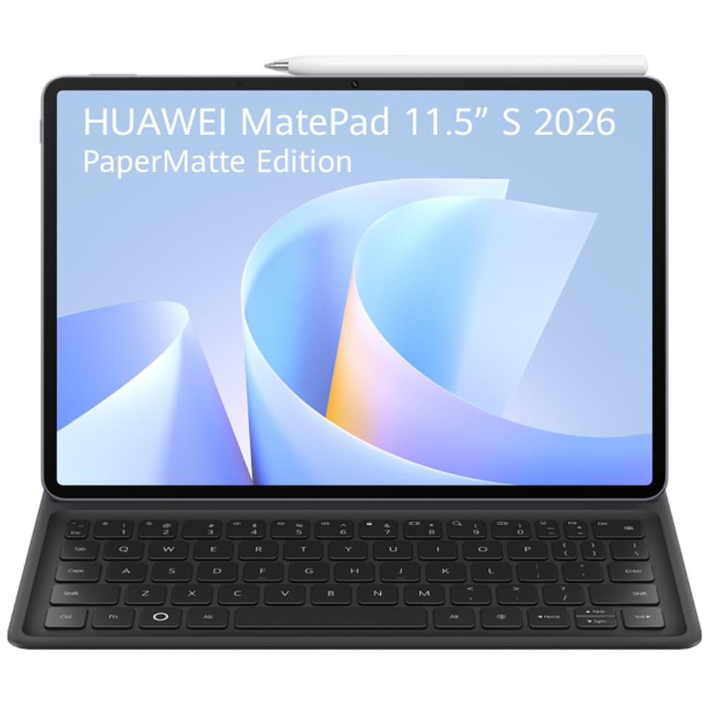 Tableta HUAWEI MatePad 11.5 S PaperMatte Edition 2026, 256GB, 12GB, Wi-Fi, Space Gray, Smart Magnetic Keyboard, Huawei M-Pencil
