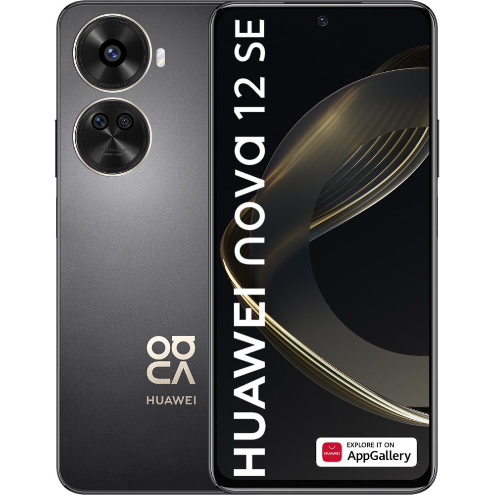 Telefon HUAWEI nova 12 SE, 256GB, 8GB RAM, Dual SIM, Black