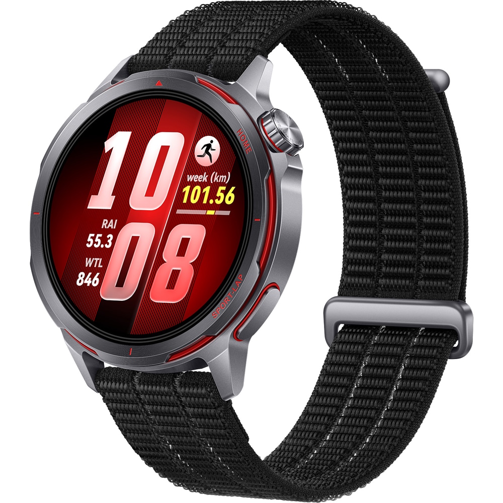 Smartwatch HUAWEI Watch GT Runner 2, GPS, Android/iOS, Black AirDry Woven Strap