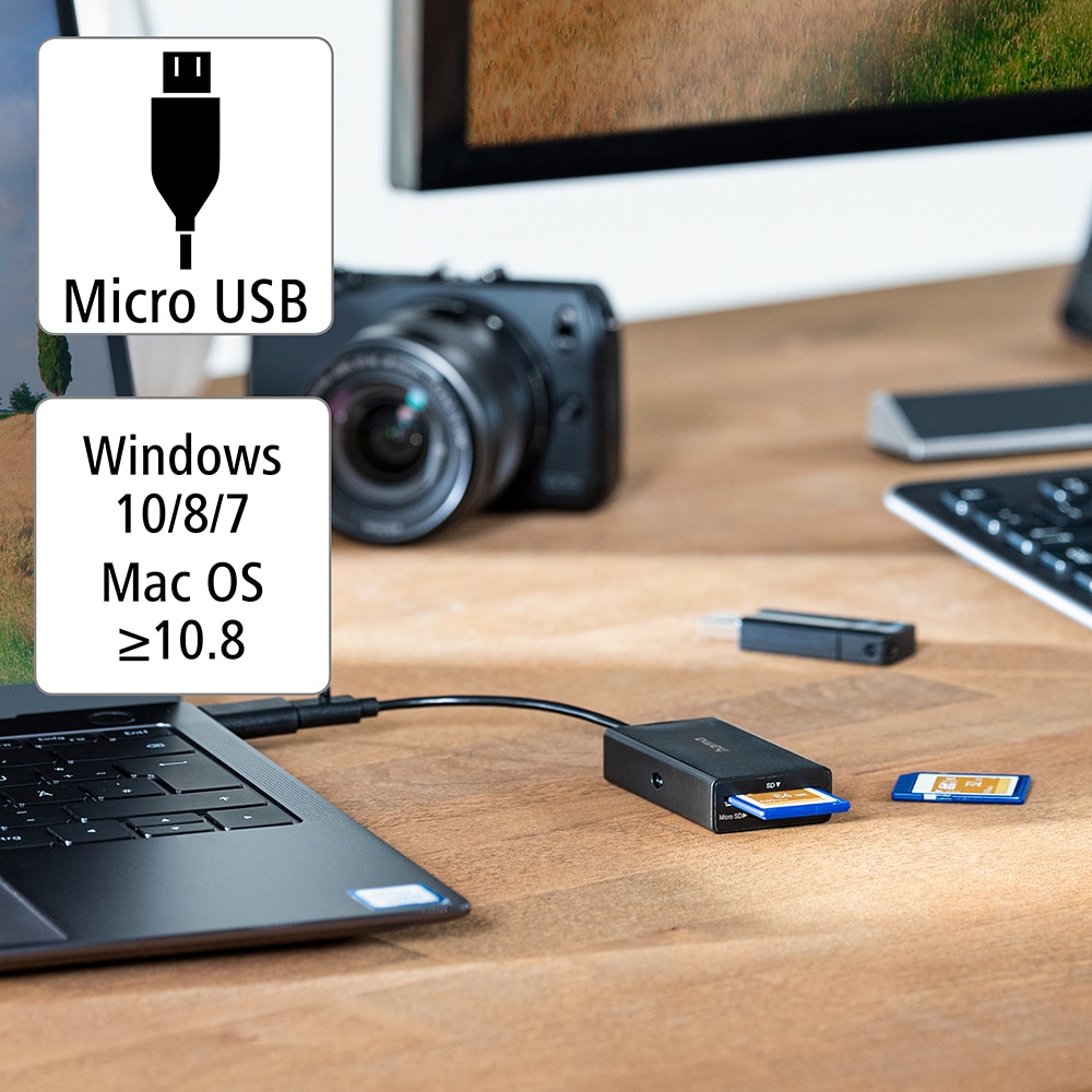 Hub USB HAMA 200125, USB 2.0, negru