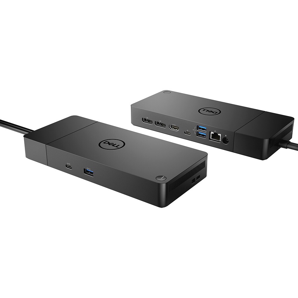 Hub USB DELL WD19DCS, HDMI, USB-C, DisplayPort, Ethernet, negru
