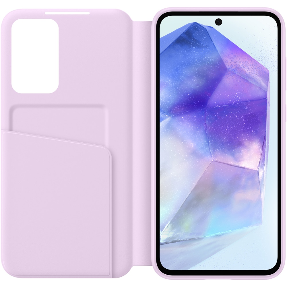 Husa SAMSUNG Smart View Wallet Case pentru Galaxy A55, EF-ZA556CVEGWW, Lavender