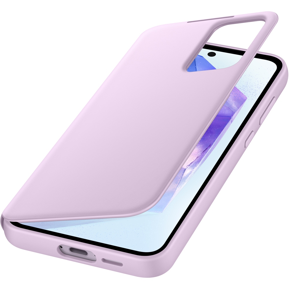 Husa SAMSUNG Smart View Wallet Case pentru Galaxy A55, EF-ZA556CVEGWW, Lavender
